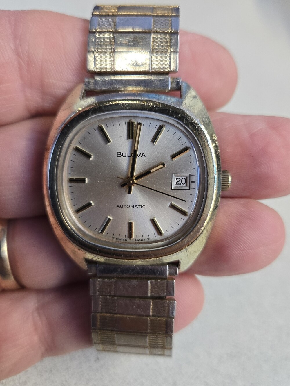 1976 Bulova TV case Automatic Watch